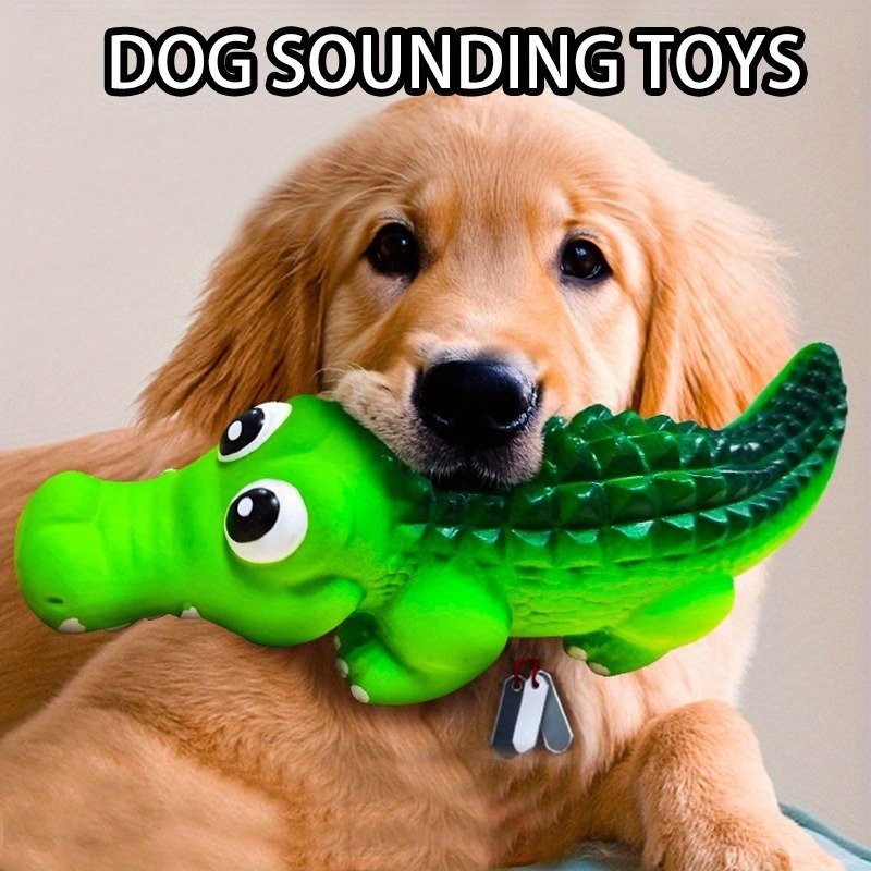 Indestructible Dog Chew Toy - Durable Latex Chew Toy for Aggressive