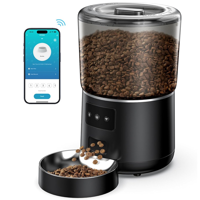 Pet Feeders - Pet Automatic Feeder 4L Smart APP