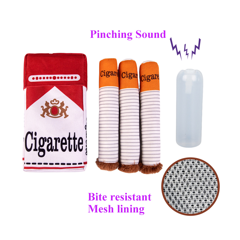 Cigarettes Dog Toy Imitation C - Interactive Squeaky Plush Dog Toy ulasan dan harga