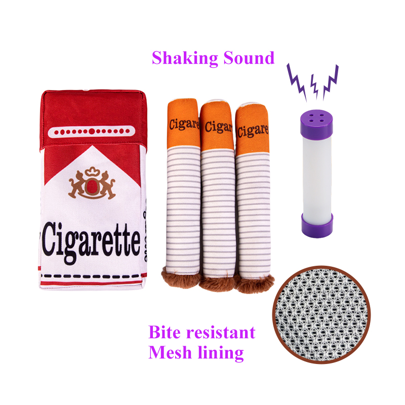 Cigarettes Dog Toy Imitation C - Interactive Squeaky Plush Dog Toy ulasan dan harga