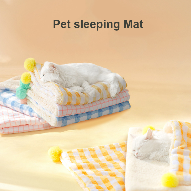 Pet Blanket Soft Plush Sleepin - Pet Beds ulasan dan harga