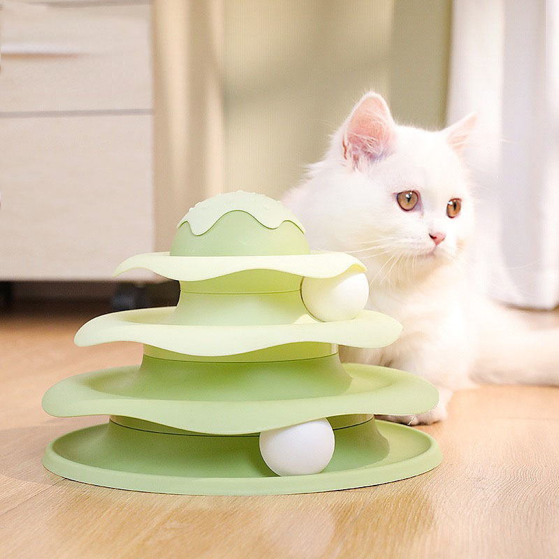 Ball Spinning Cat Toy Rotating - Interactive Squeaky Plush Dog Toy ulasan dan harga