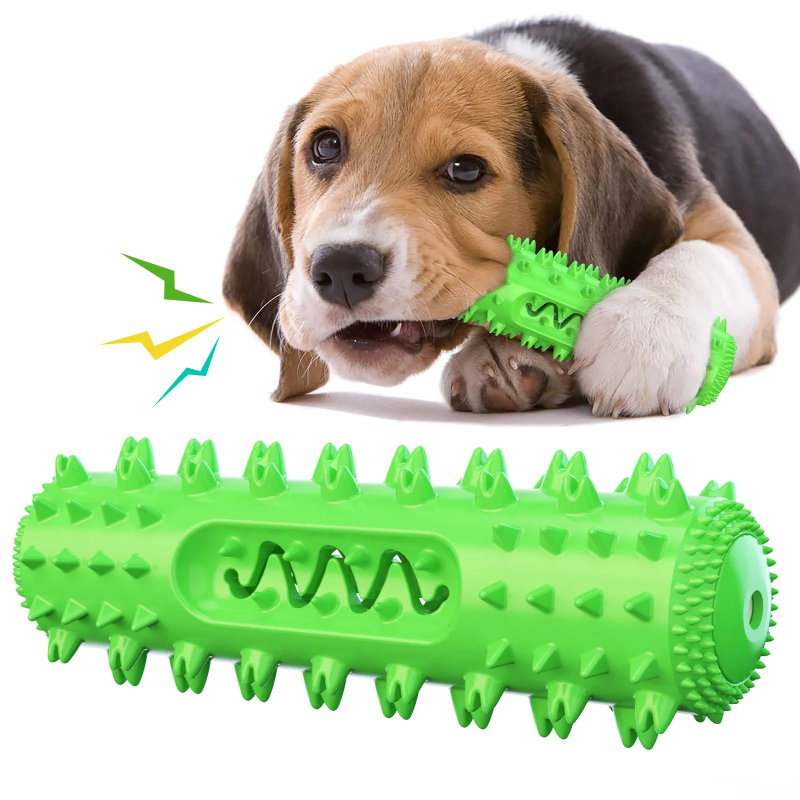 Squeaky Dog Chew Toy Teeth Cle - Rubber Treat Dispensing Dog Toy ulasan dan harga
