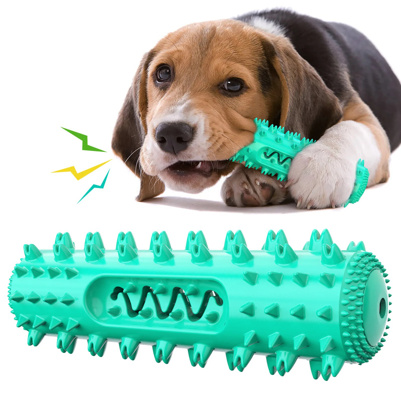 Squeaky Dog Chew Toy Teeth Cle - Rubber Treat Dispensing Dog Toy ulasan dan harga
