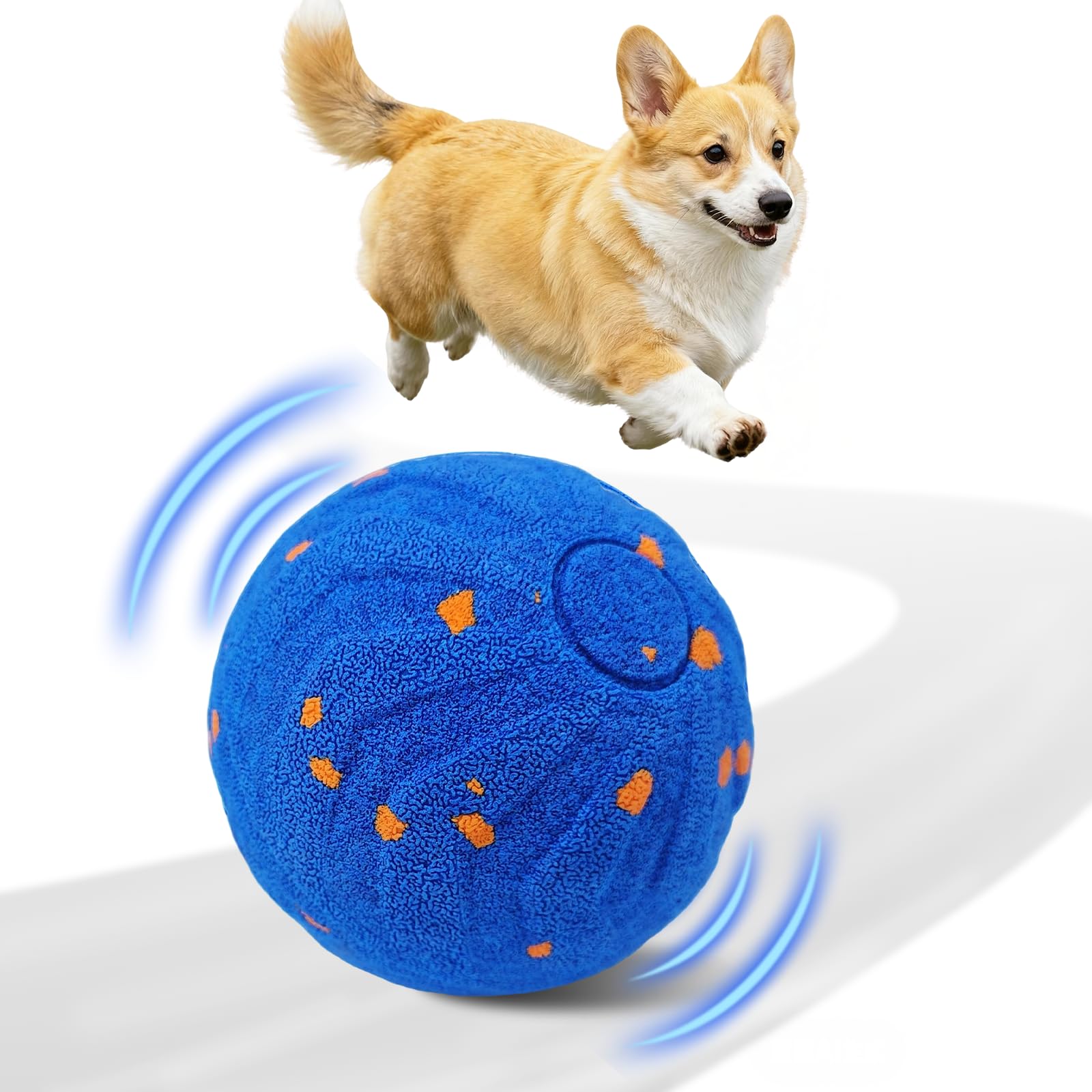 Interactive Dog Ball, Automati - Automatic Moving Dog Ball ulasan dan harga
