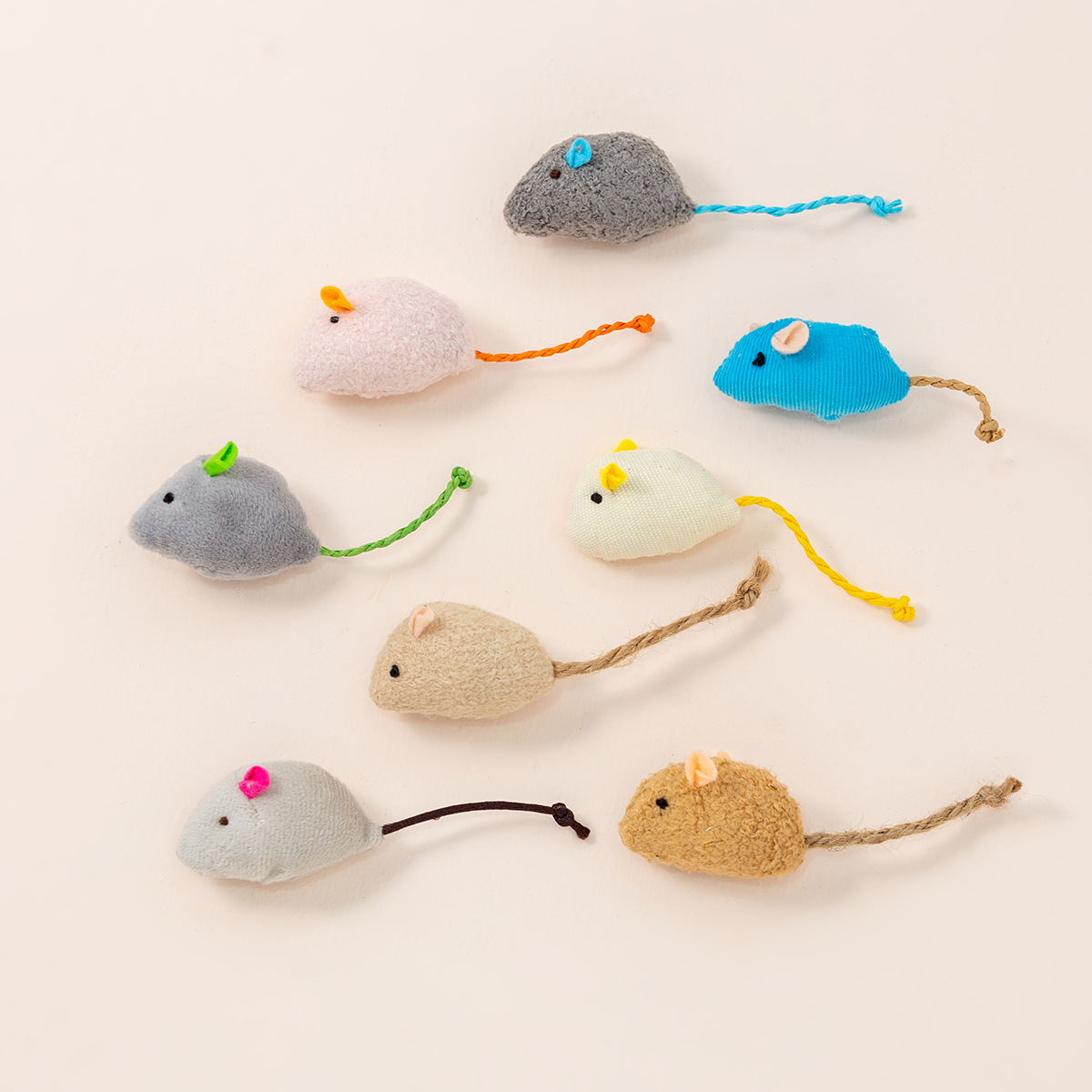 16PCS Interactive Cat Mice Toy - Catnip Interactive Plush Mouse ulasan dan harga