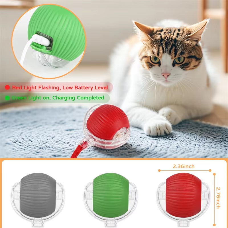 New Cat Interactive Ball Toy A - Automatic Moving Dog Ball ulasan dan harga