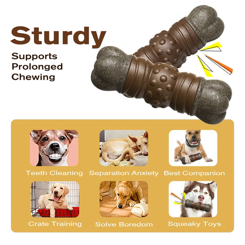Large Dog Chew Toys Tougher th - Indestructible Dog Chew Toy ulasan dan harga