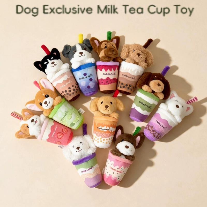 Yaomland Durable Squeaky Snuff - Interactive Squeaky Plush Dog Toy ulasan dan harga