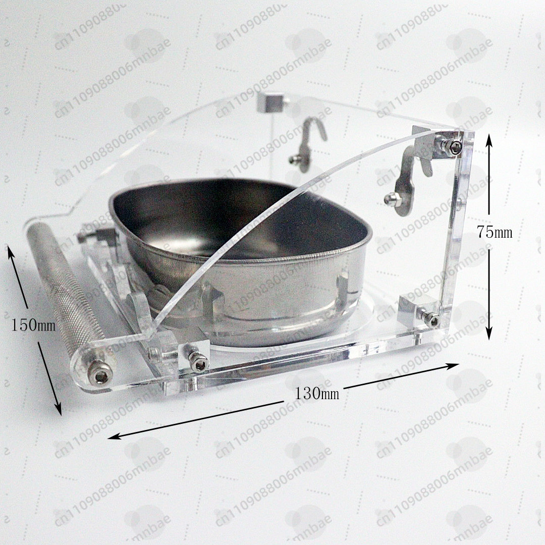 Parrot food box stainless stee - Pet Feeders ulasan dan harga