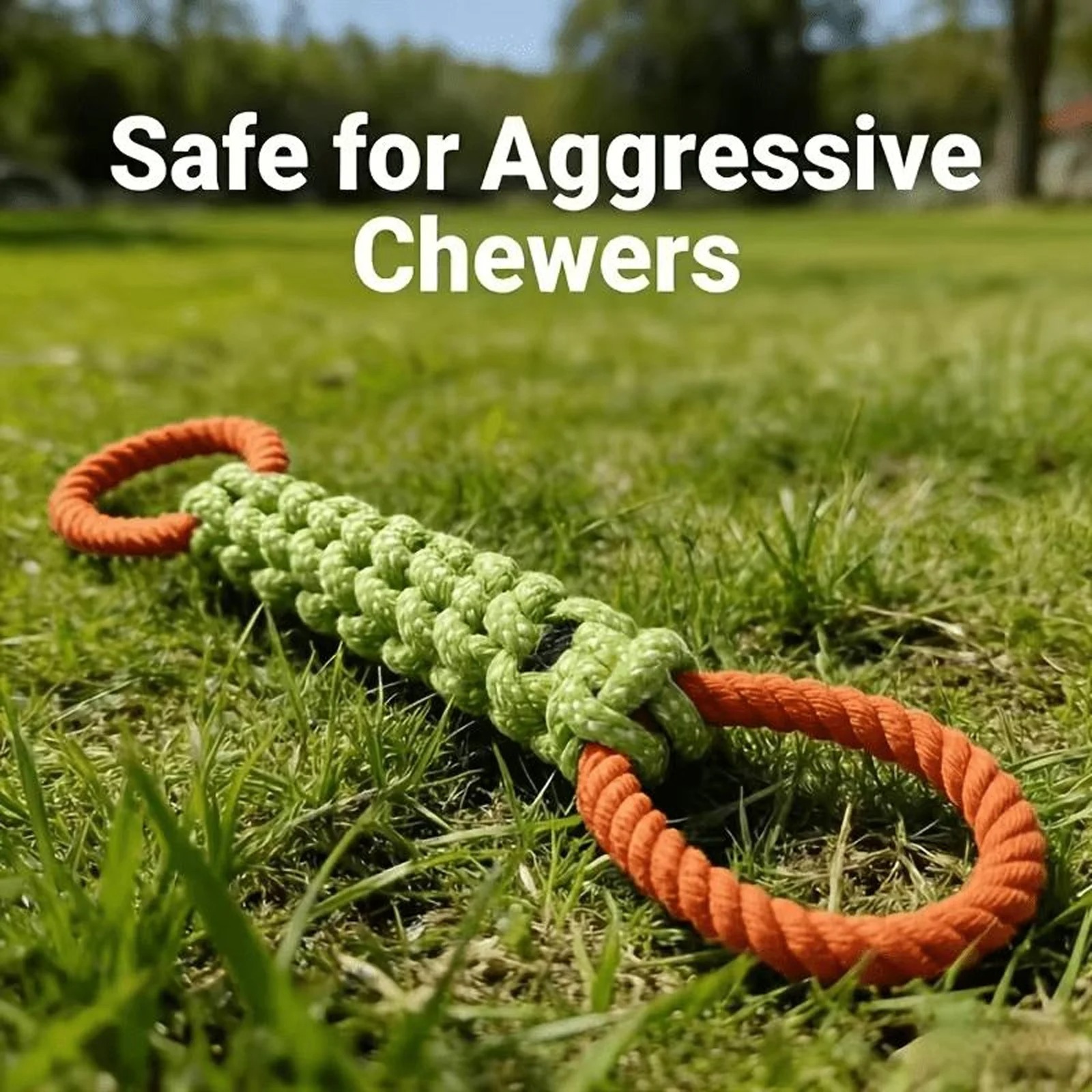 Durable Dog Rope Knot Toy, Dog - Indestructible Dog Chew Toy ulasan dan harga