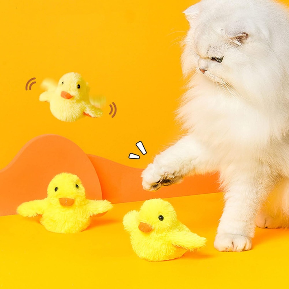 Electric Duck Cat Toy Interact - Catnip Interactive Plush Mouse ulasan dan harga