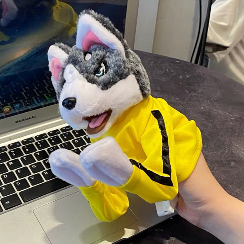 Kid Kung Fu Husky Gloves Toy F - Interactive Squeaky Plush Dog Toy ulasan dan harga