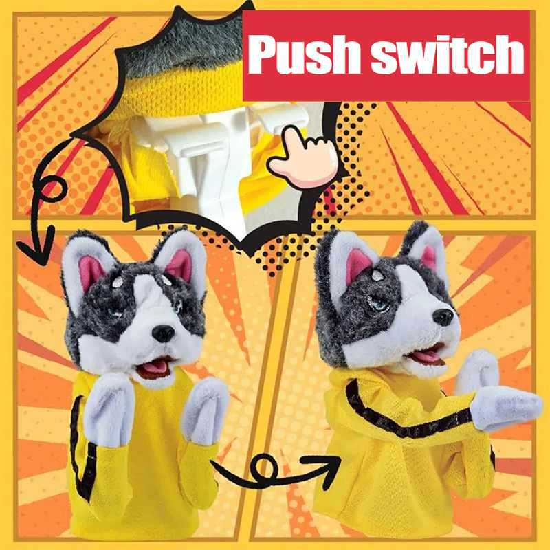 Kid Kung Fu Husky Gloves Toy F - Interactive Squeaky Plush Dog Toy ulasan dan harga