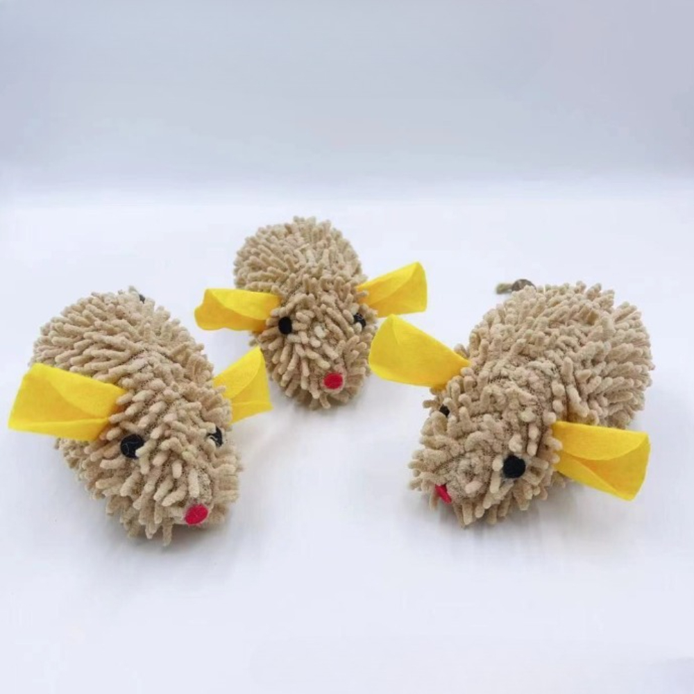 Big Mouse Cat Toy Catnip Simul - Catnip Interactive Plush Mouse ulasan dan harga